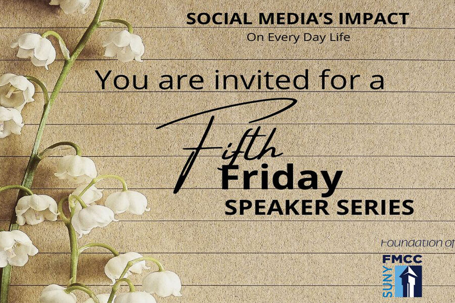 Fifth Friday Speaker Series September 29th