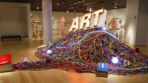 Photo - art in gallery less wide