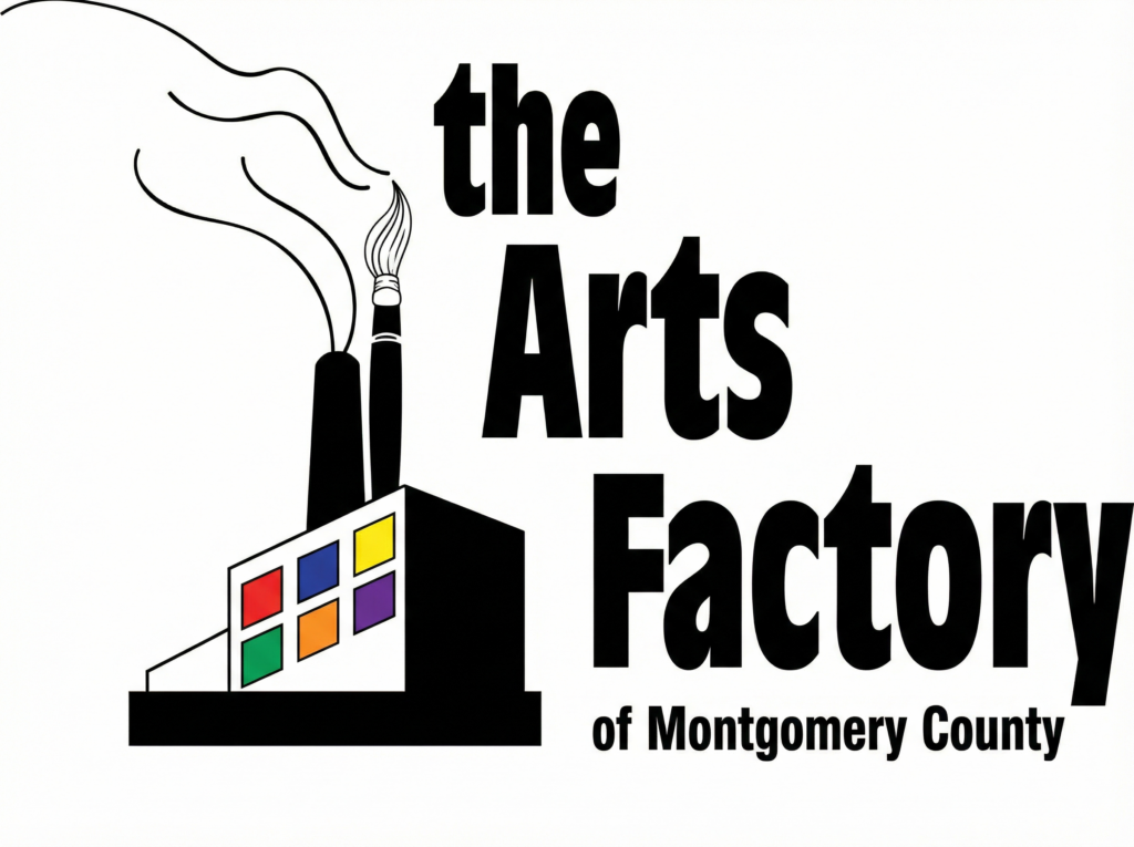 arts factory Logo | Foundation of FMCC the arts factory of montgomery county logo